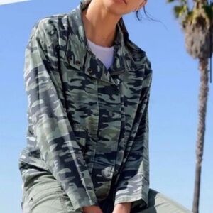 Anthropologie Marrakech Green Camo Jacket Size Large NWT